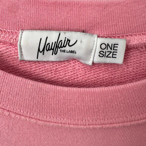 The Mayfair Group “Choose Your Own Emotional Adventure” Pink Sweatshirt One Size - Picture 5 of 7